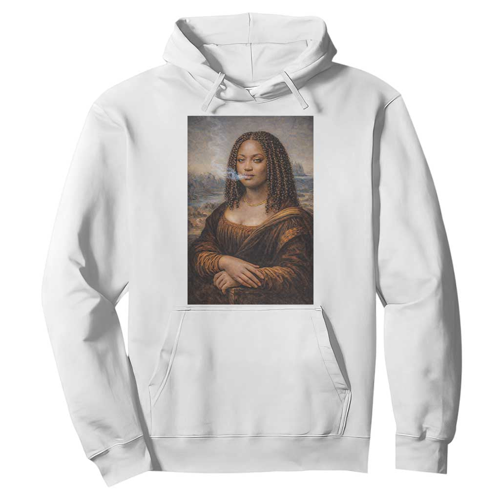 Funny Black Mona Lisa Hoodie African American Pride
