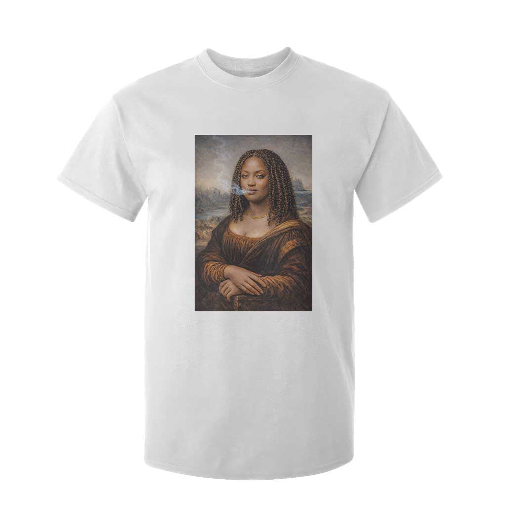 Funny Black Mona Lisa T Shirt For Kid African American Pride