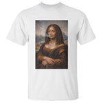 Funny Black Mona Lisa T Shirt African American Pride