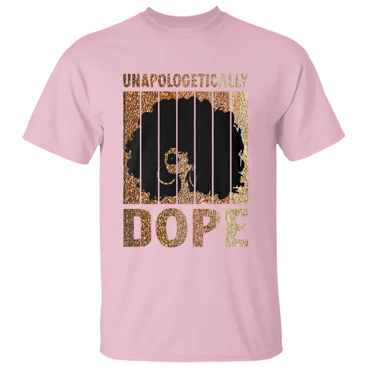 Melanin Queen Glitter Print T Shirt Unapologetically Dope - African Pride