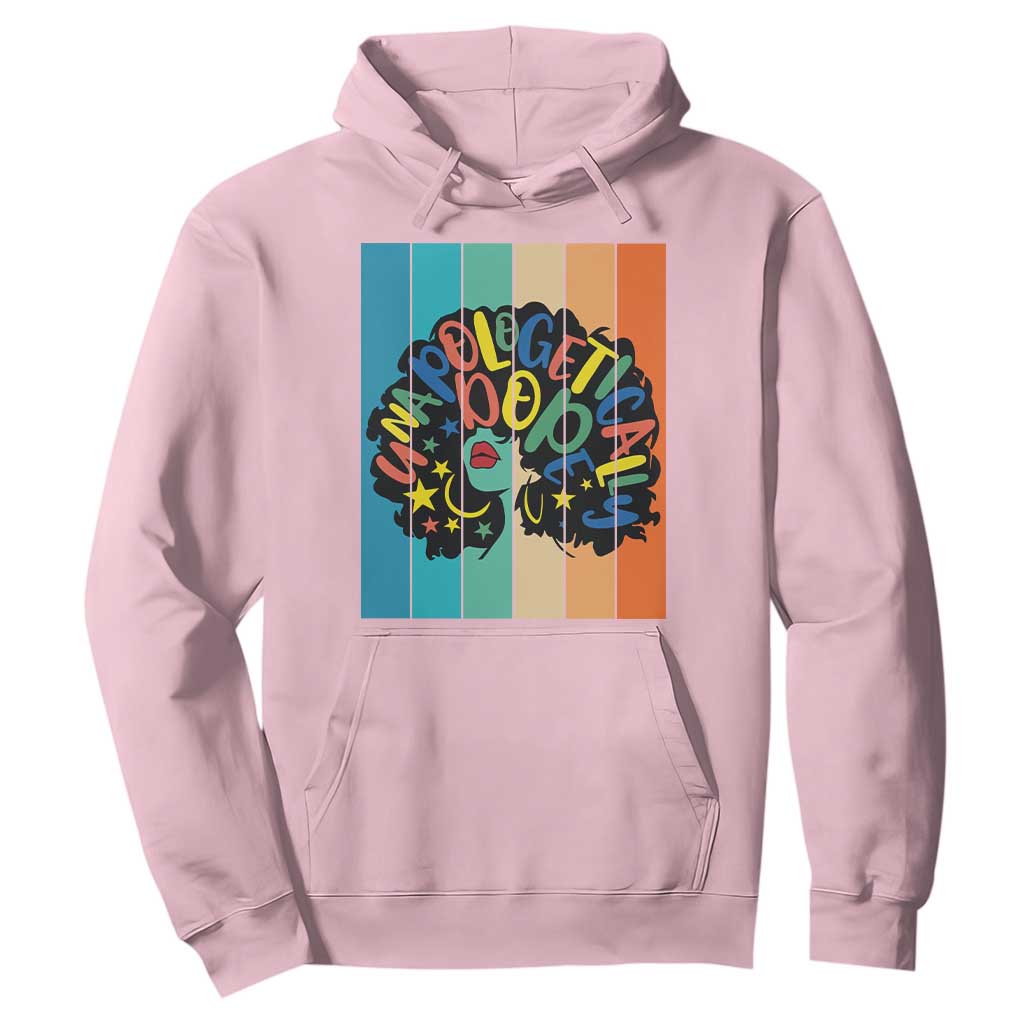 Black Girl Magic Pride Hoodie Unapologetically Dope Retro Sunset - African Pride