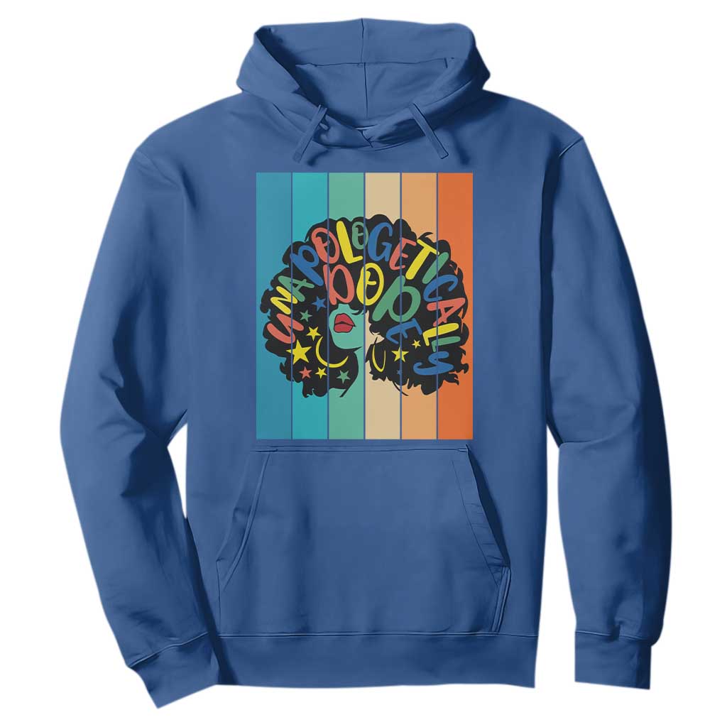 Black Girl Magic Pride Hoodie Unapologetically Dope Retro Sunset - African Pride