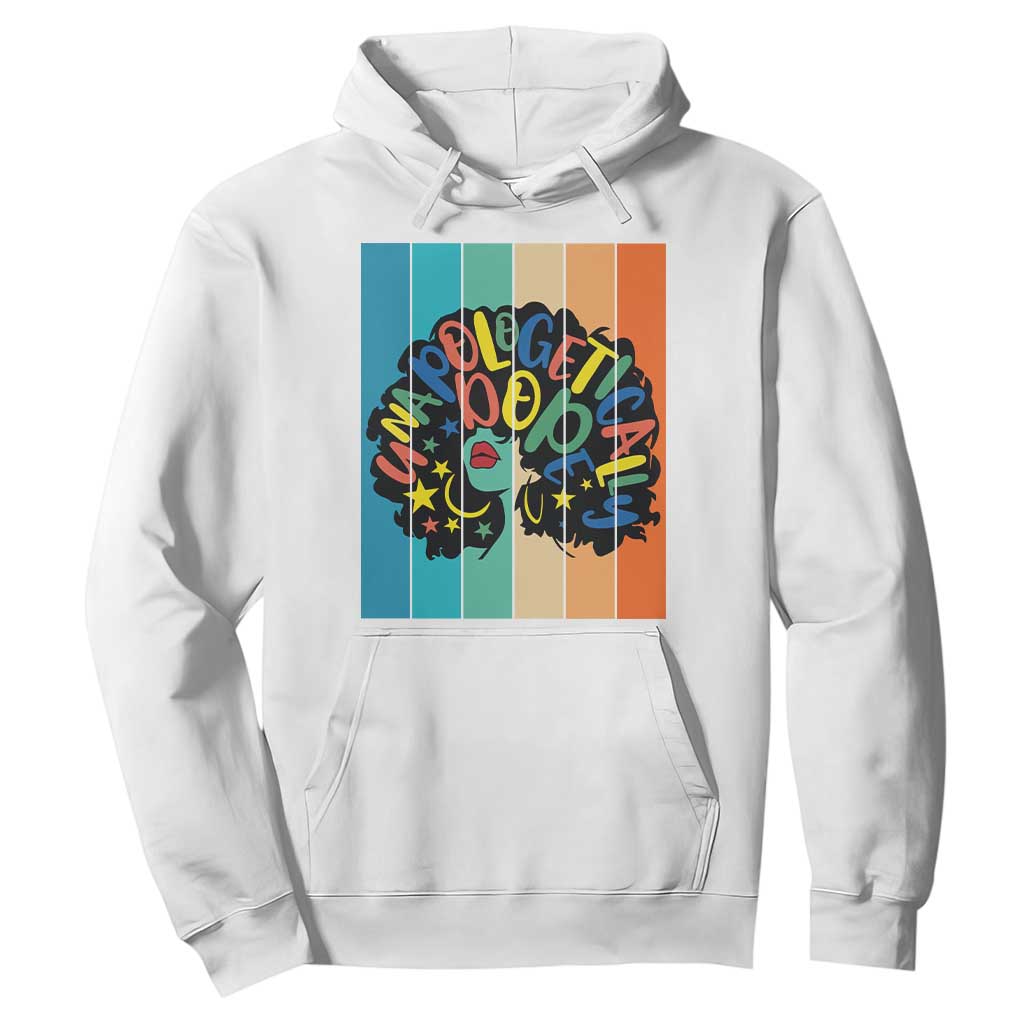 Black Girl Magic Pride Hoodie Unapologetically Dope Retro Sunset - African Pride