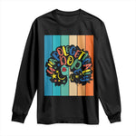Black Girl Magic Pride Long Sleeve Shirt Unapologetically Dope Retro Sunset - African Pride