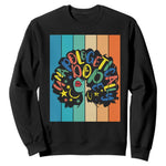Black Girl Magic Pride Sweatshirt Unapologetically Dope Retro Sunset - African Pride