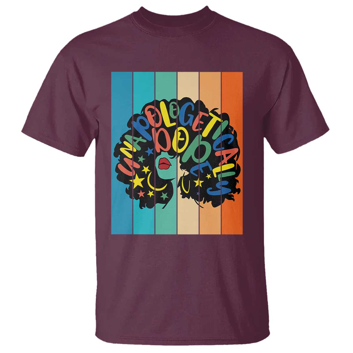 Black Girl Magic Pride T Shirt Unapologetically Dope Retro Sunset - African Pride