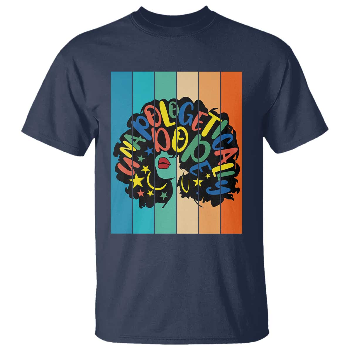 Black Girl Magic Pride T Shirt Unapologetically Dope Retro Sunset - African Pride