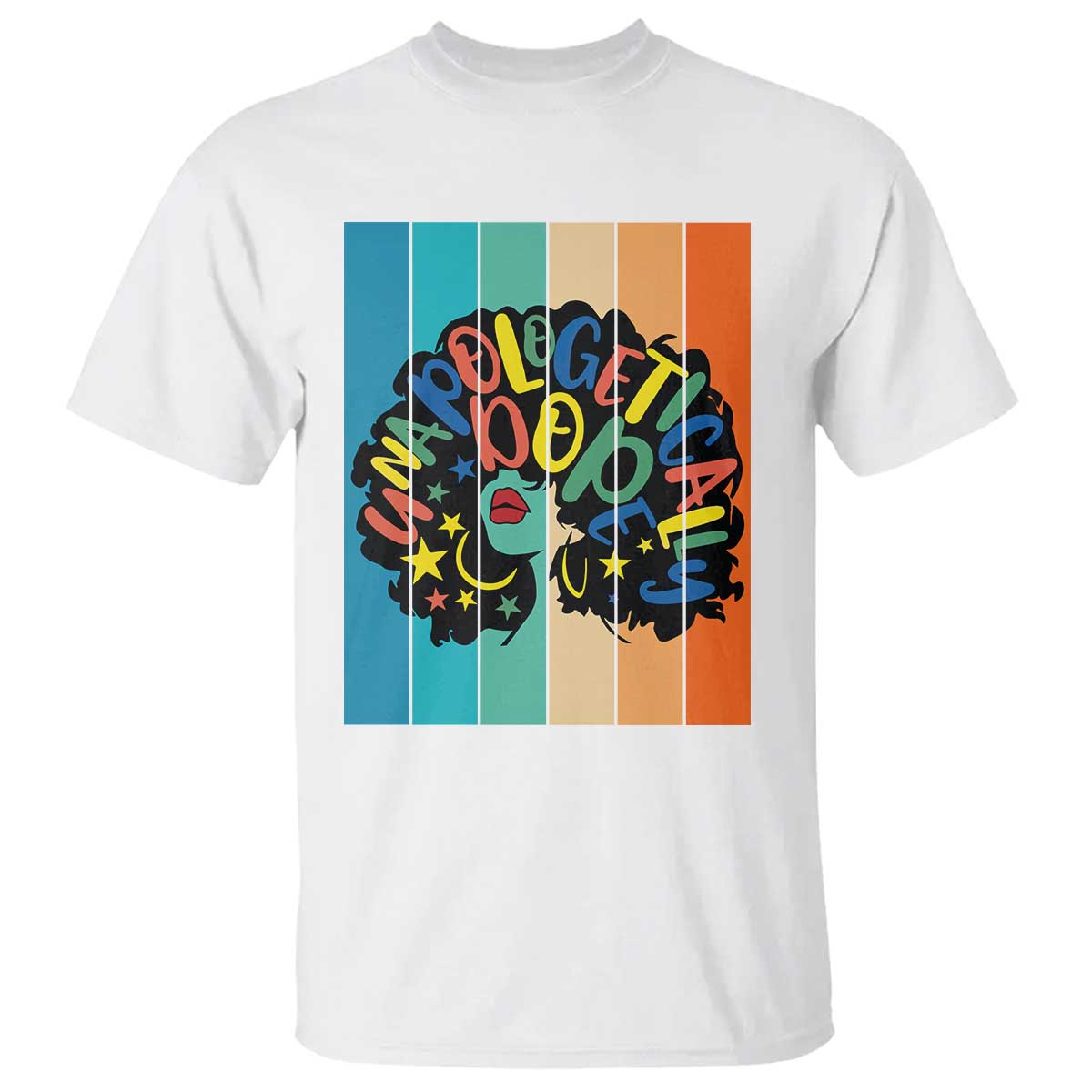 Black Girl Magic Pride T Shirt Unapologetically Dope Retro Sunset - African Pride