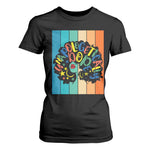 Black Girl Magic Pride T Shirt For Women Unapologetically Dope Retro Sunset - African Pride