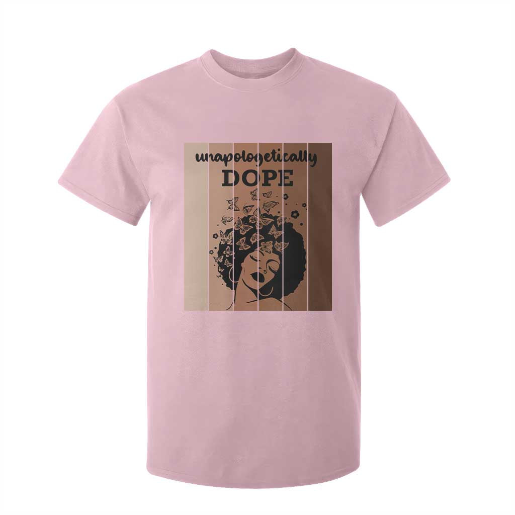 Inspirational Black Women Gift T Shirt For Kid Unapologetically Dope - African Pride