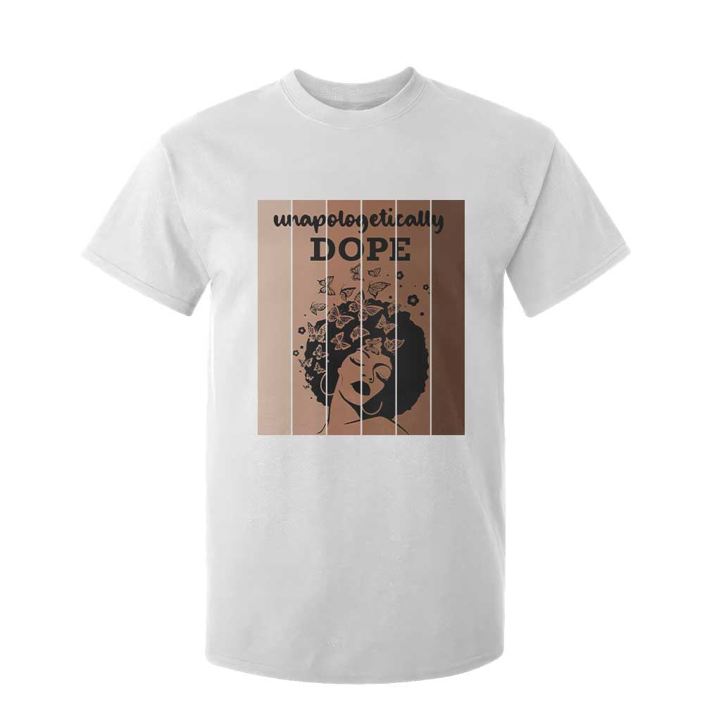 Inspirational Black Women Gift T Shirt For Kid Unapologetically Dope - African Pride