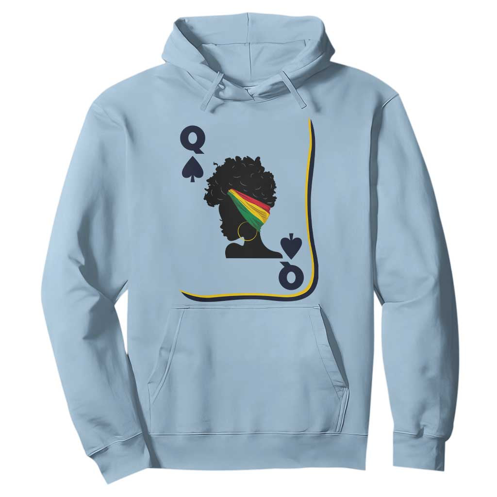 Black Woman Gift Hoodie Melanin Queen Card - African Pride