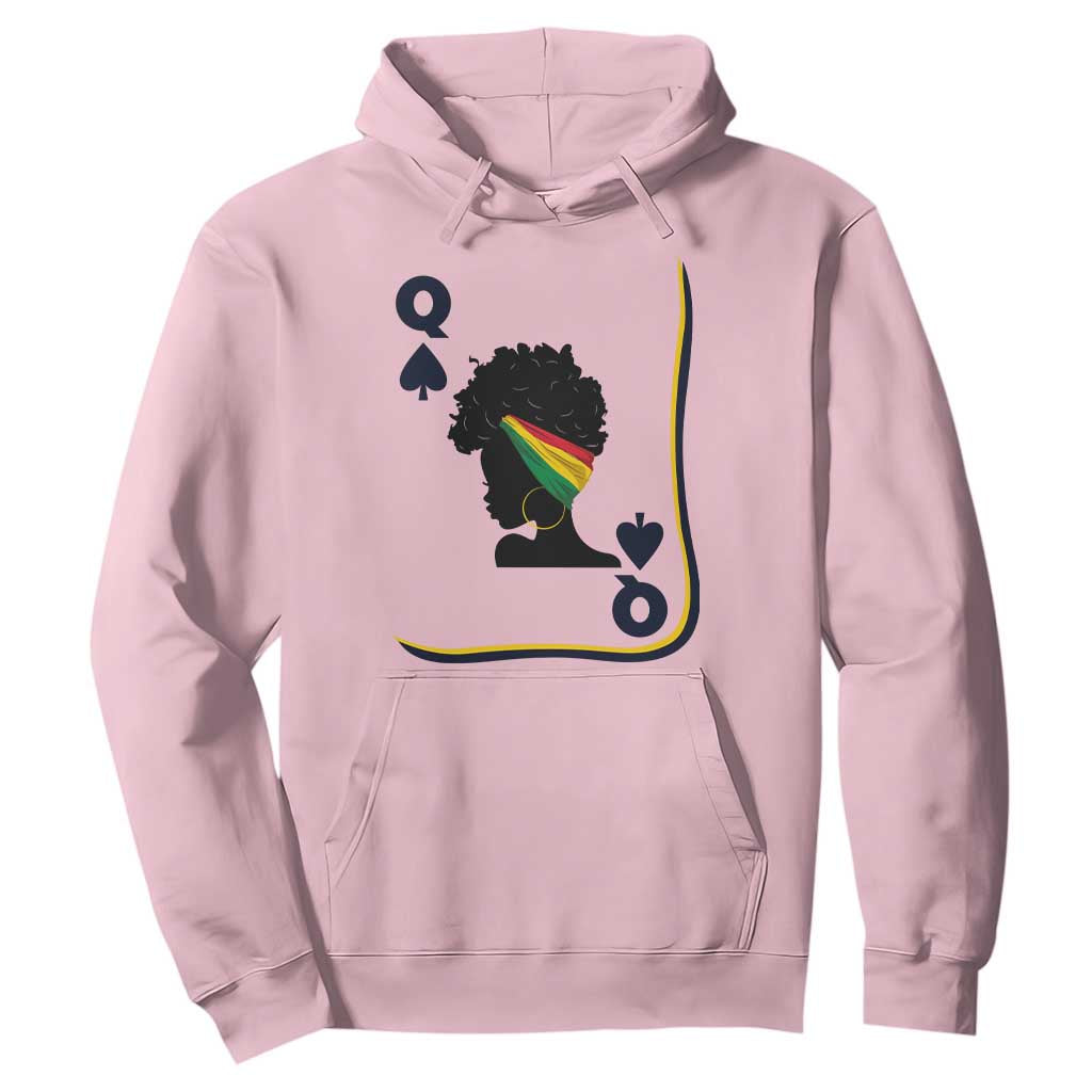 Black Woman Gift Hoodie Melanin Queen Card - African Pride