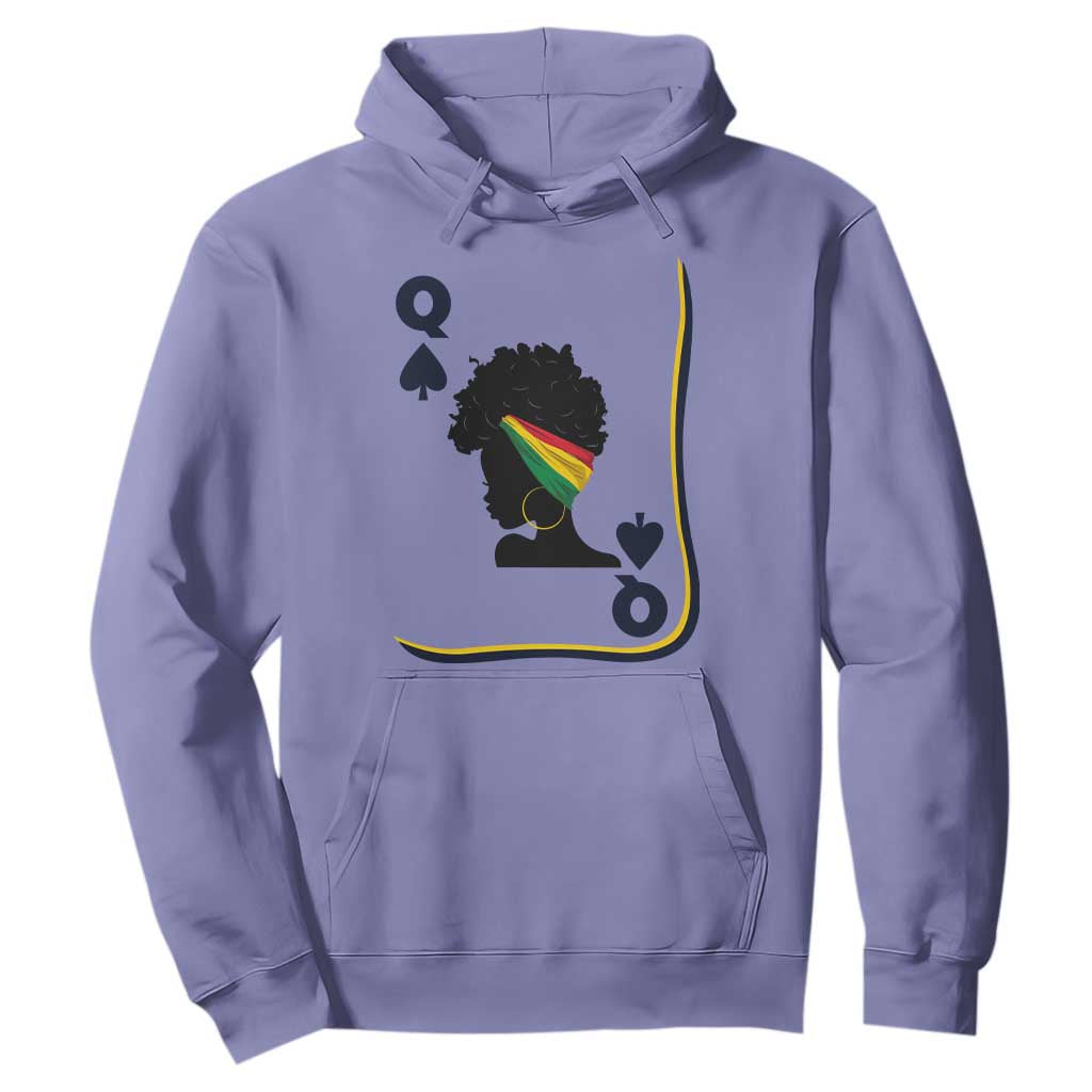 Black Woman Gift Hoodie Melanin Queen Card - African Pride