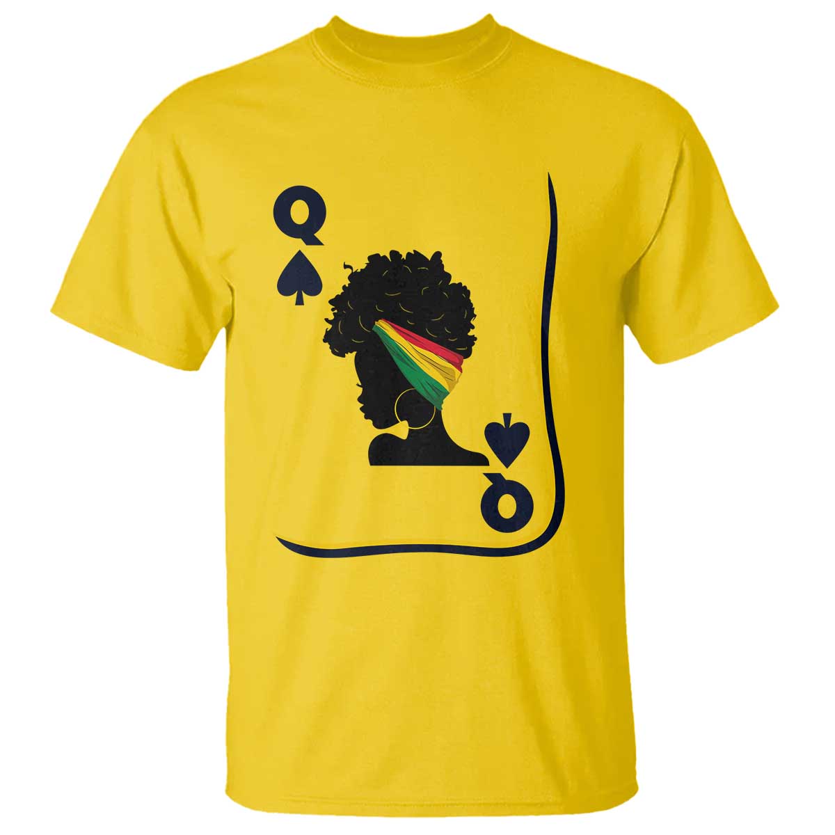 Black Woman Gift T Shirt Melanin Queen Card - African Pride