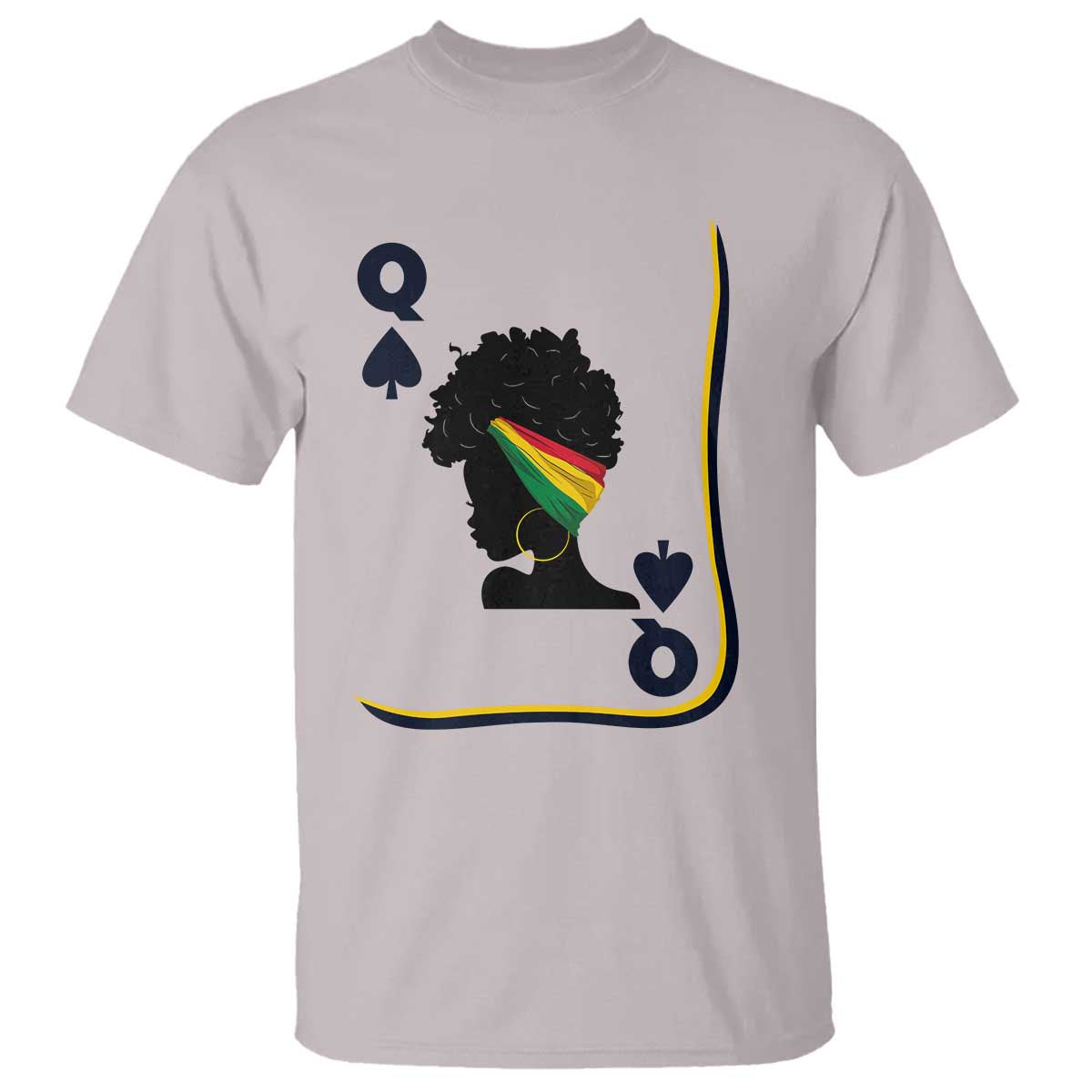 Black Woman Gift T Shirt Melanin Queen Card - African Pride