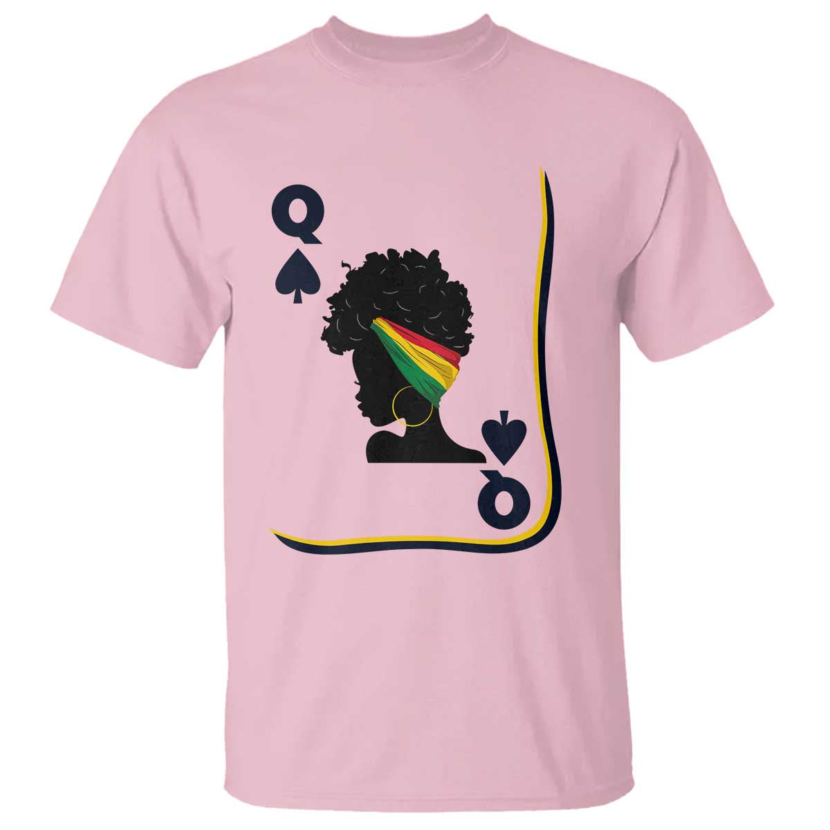 Black Woman Gift T Shirt Melanin Queen Card - African Pride