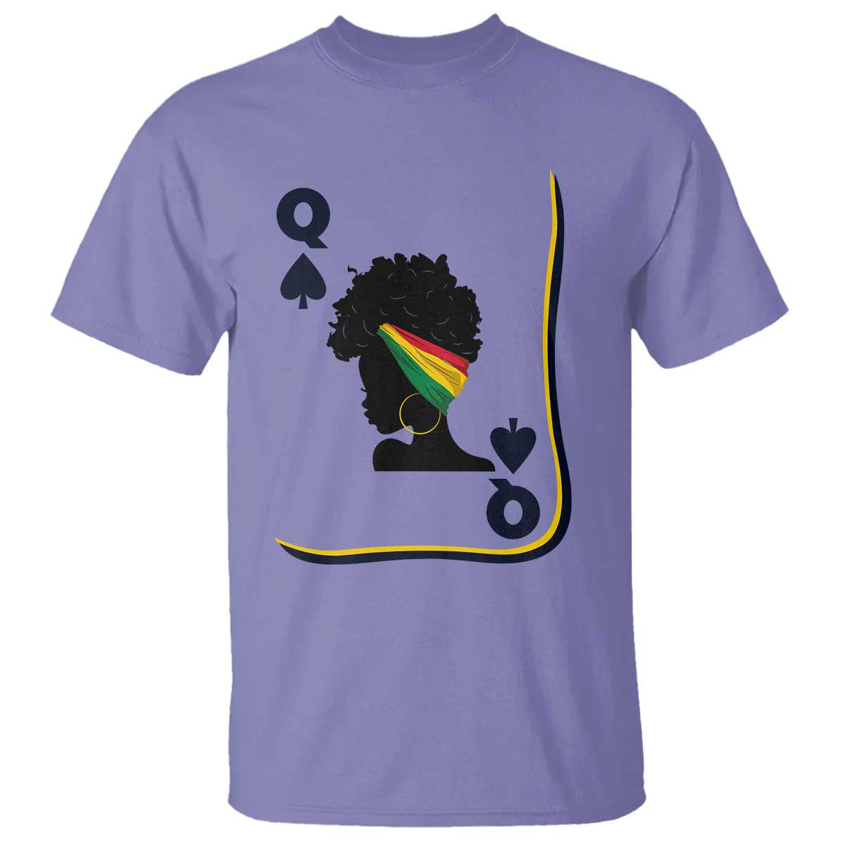 Black Woman Gift T Shirt Melanin Queen Card - African Pride
