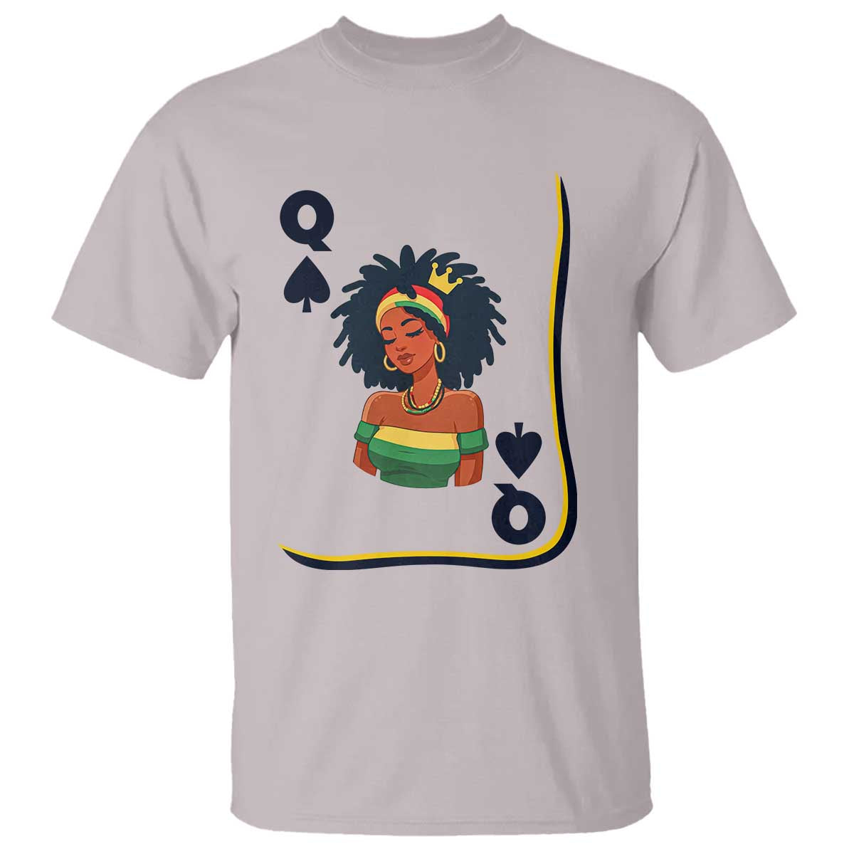 Queen Of Spades Black Girl T Shirt African American Women Pride - African Pride