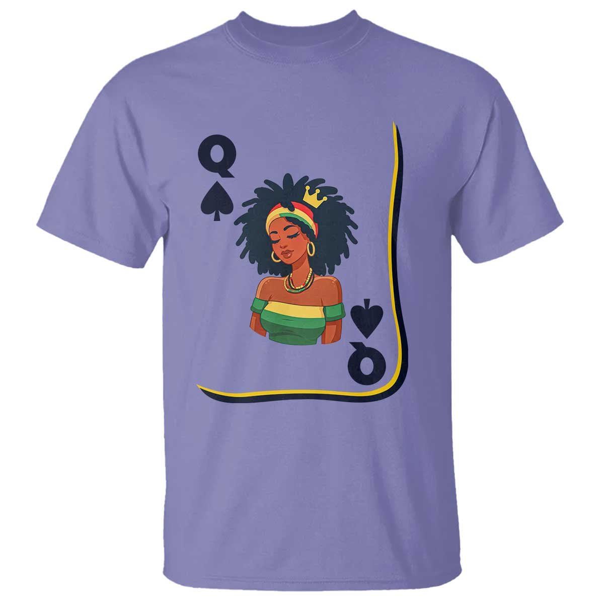 Queen Of Spades Black Girl T Shirt African American Women Pride - African Pride