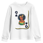 Queen Of Spades Black Girl Youth Sweatshirt African American Women Pride - African Pride