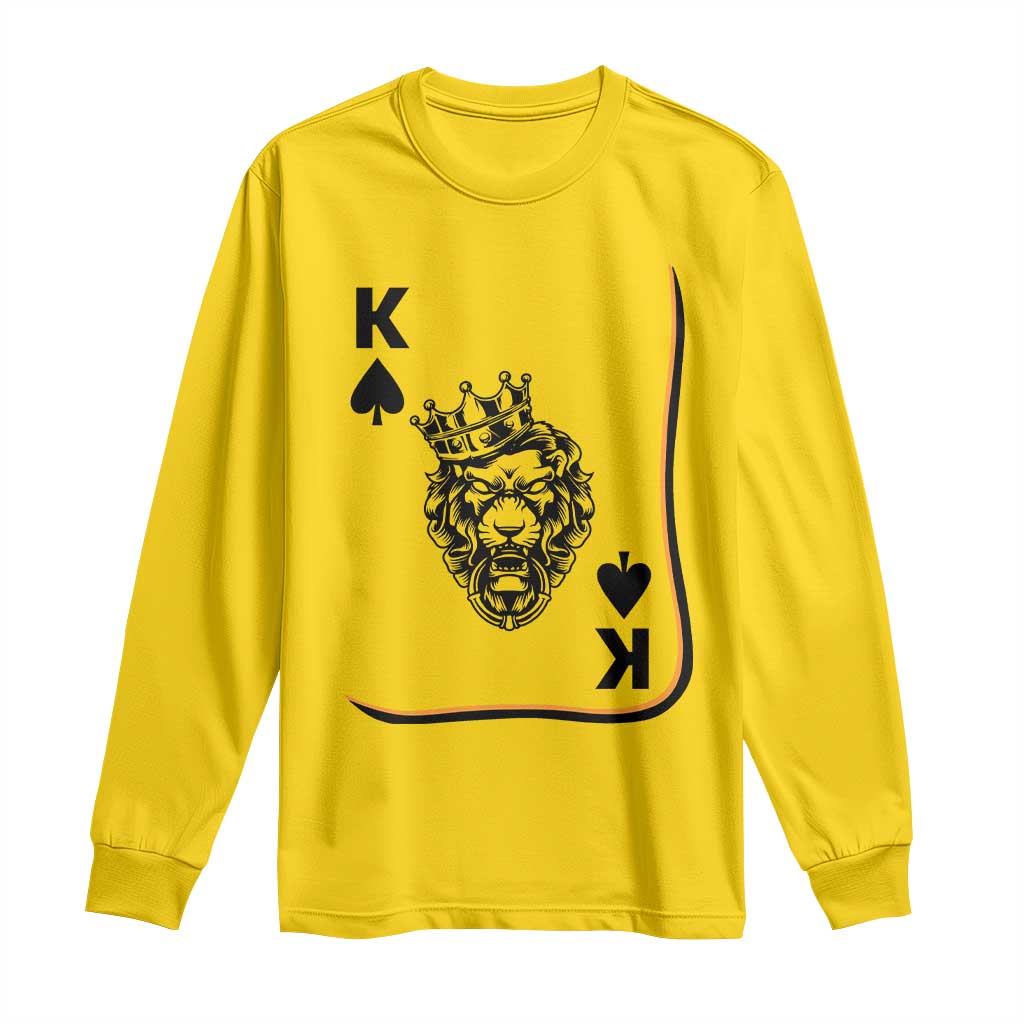 Black King Lion Long Sleeve Shirt African American Black History Month Gift - African Pride