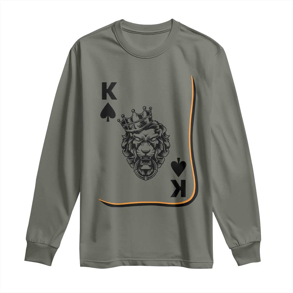 Black King Lion Long Sleeve Shirt African American Black History Month Gift - African Pride