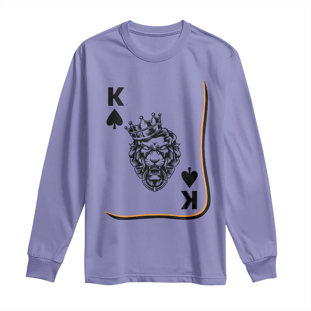 Black King Lion Long Sleeve Shirt African American Black History Month Gift - African Pride