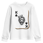 Black King Lion Youth Sweatshirt African American Black History Month Gift - African Pride