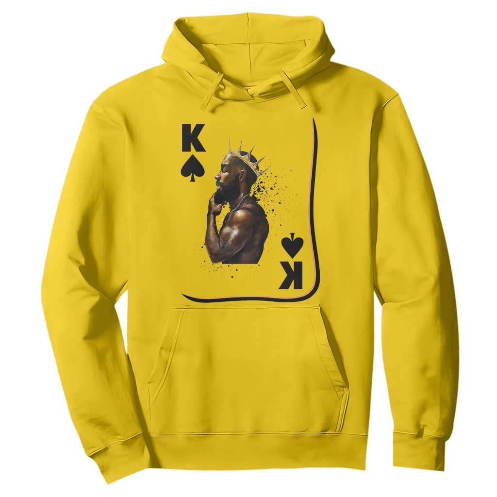 King Of Spades Black Man Hoodie African American Men Pride - African Pride