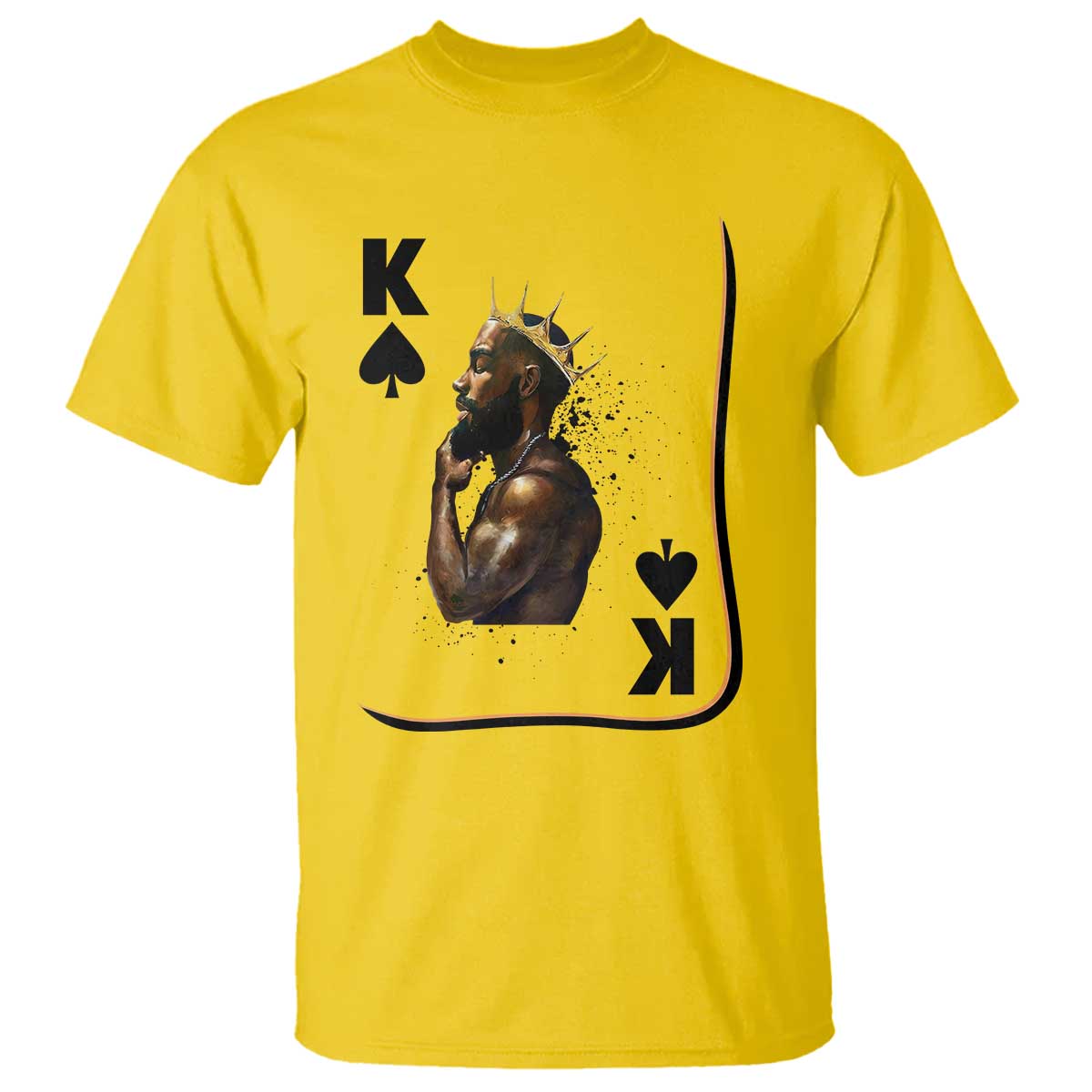 King Of Spades Black Man T Shirt African American Men Pride - African Pride