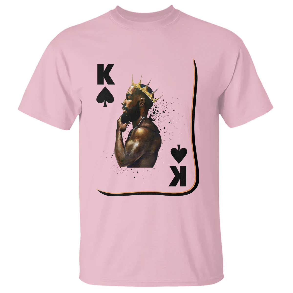 King Of Spades Black Man T Shirt African American Men Pride - African Pride