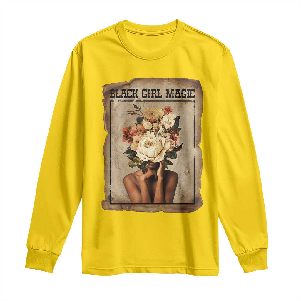 Black Girl Magic Long Sleeve Shirt Feminist Black Women In History - African Pride