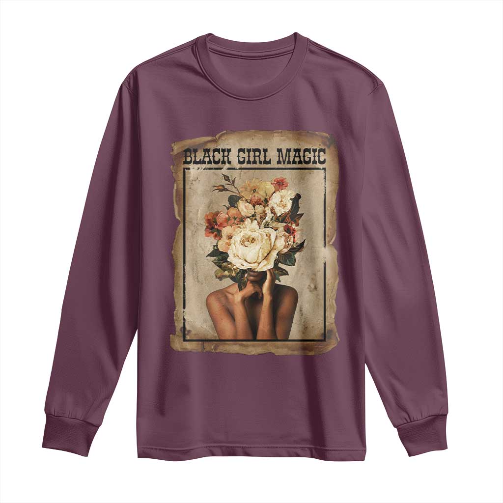 Black Girl Magic Long Sleeve Shirt Feminist Black Women In History - African Pride
