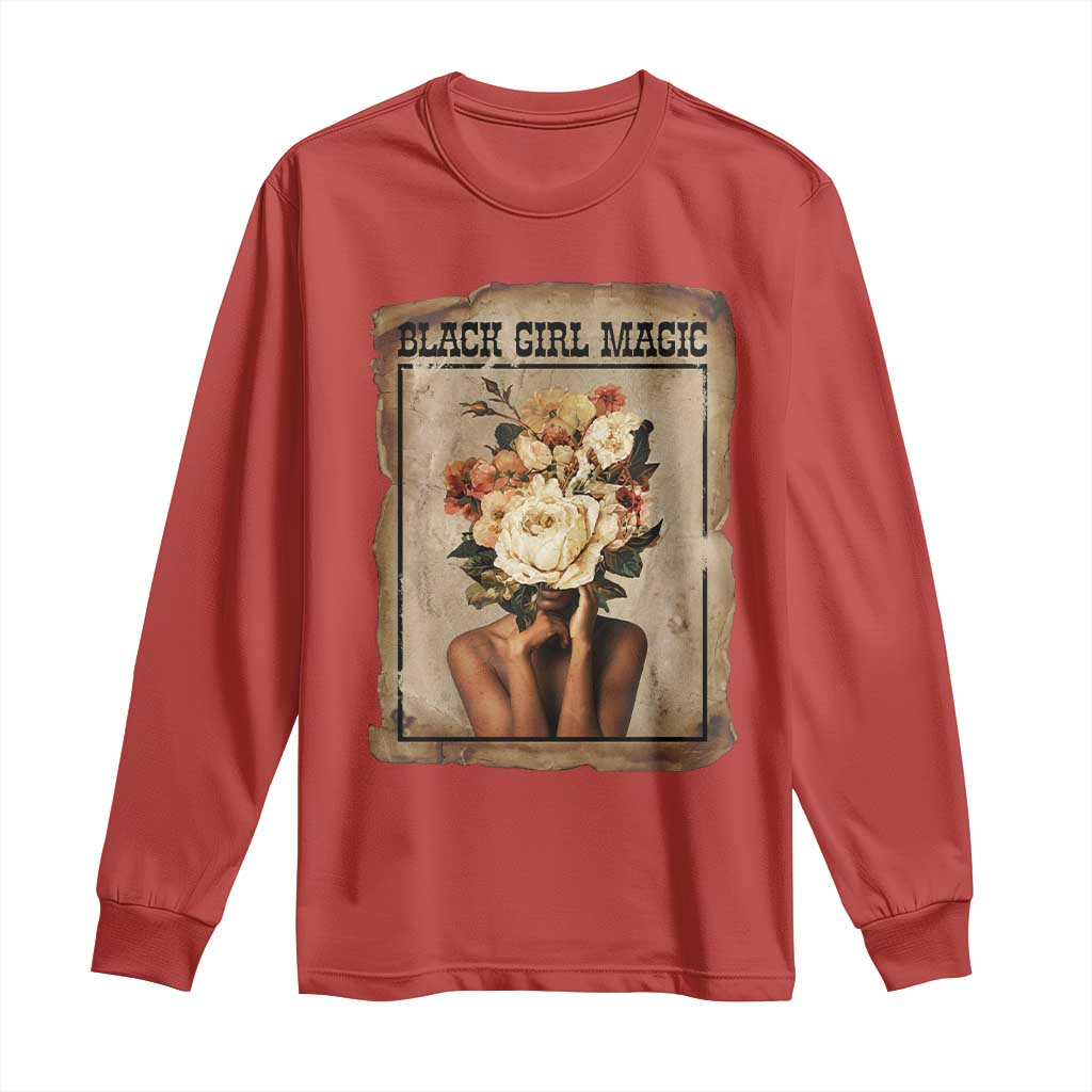 Black Girl Magic Long Sleeve Shirt Feminist Black Women In History - African Pride