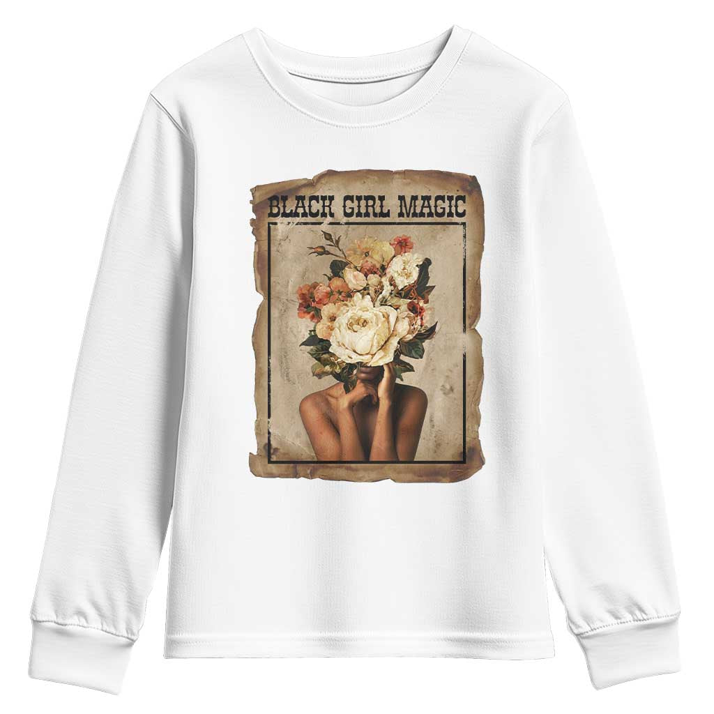 Black Girl Magic Youth Sweatshirt Feminist Black Women In History - African Pride