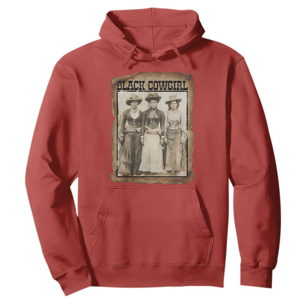 Black Cowgirl Pride Hoodie Western Black History Month Gift - African Pride