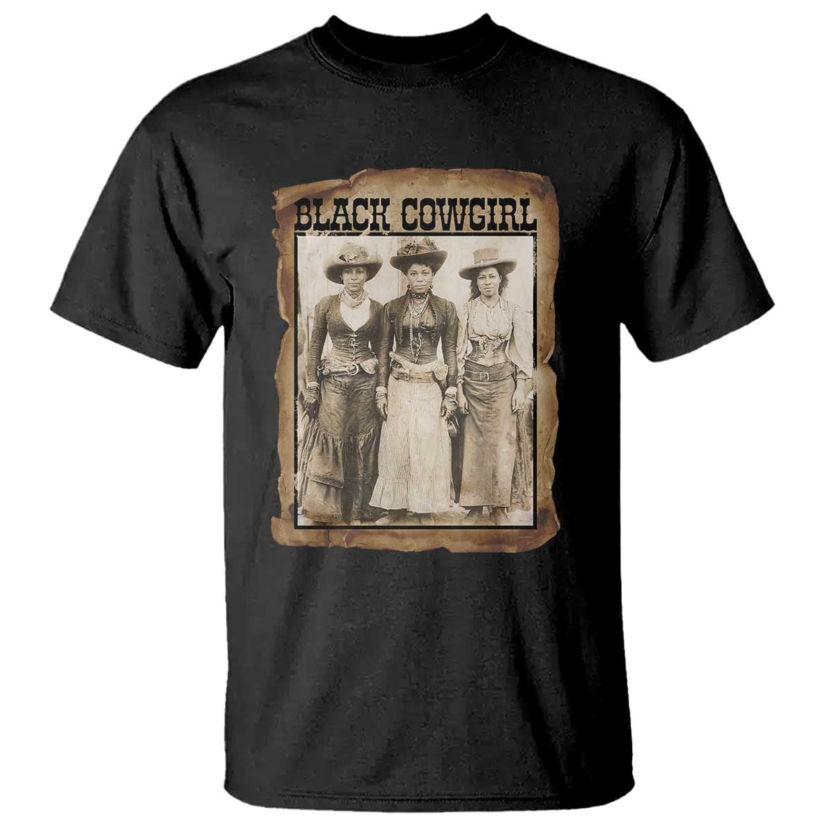 Black Cowgirl Pride T Shirt Western Black History Month Gift - African Pride
