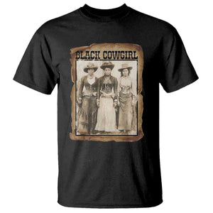 Black Cowgirl Pride T Shirt Western Black History Month Gift - African Pride