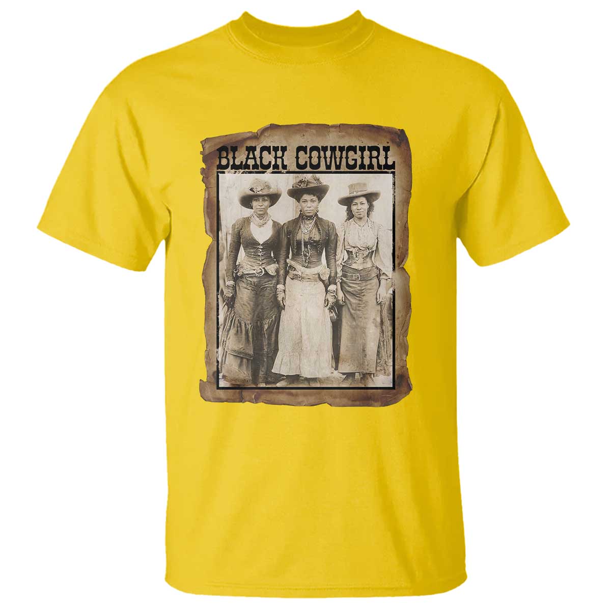 Black Cowgirl Pride T Shirt Western Black History Month Gift - African Pride