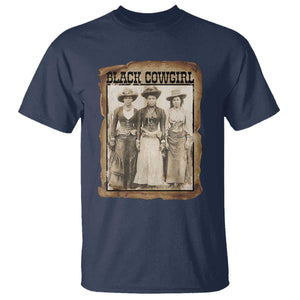 Black Cowgirl Pride T Shirt Western Black History Month Gift - African Pride