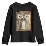 Black Cowgirl Pride Youth Sweatshirt Western Black History Month Gift - African Pride