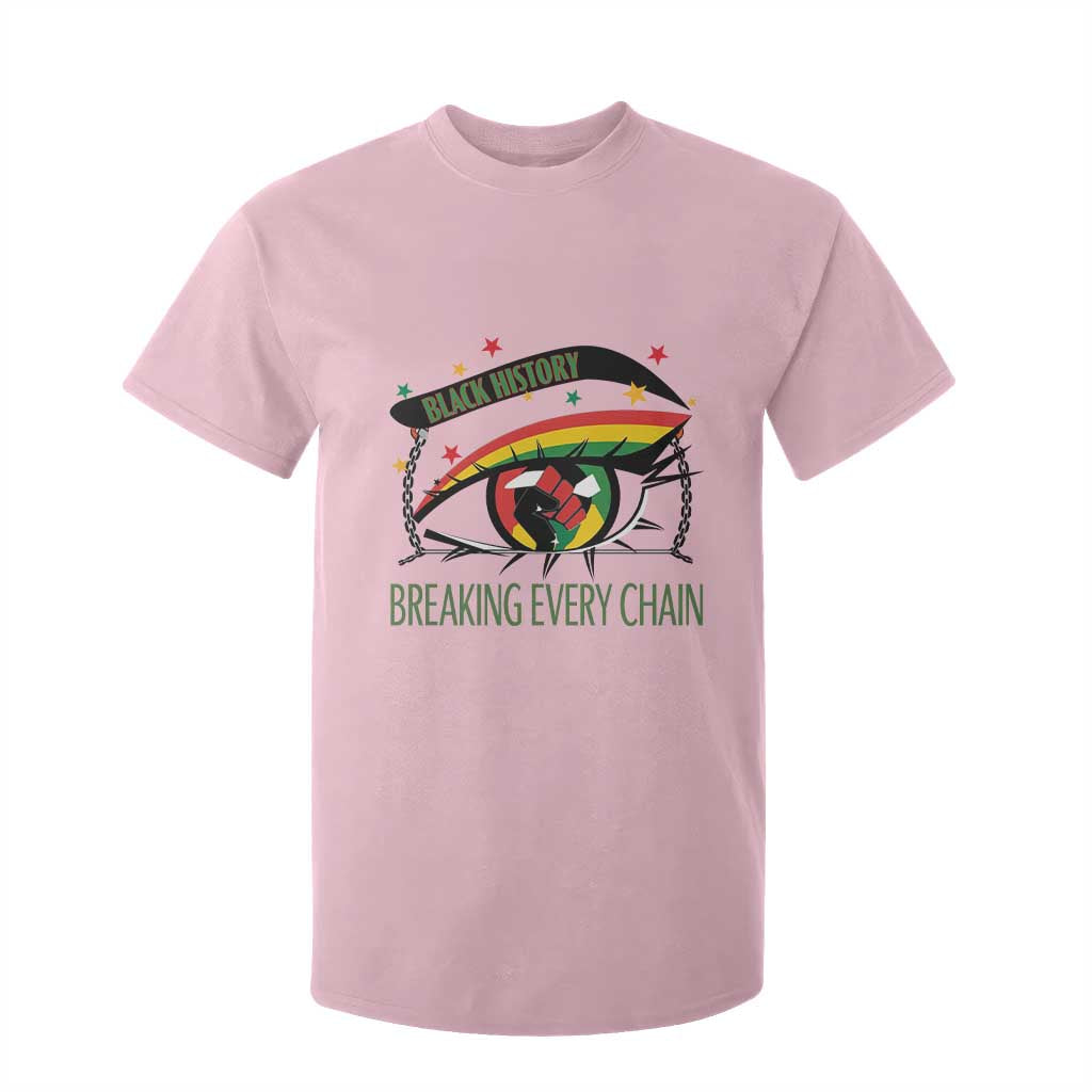 Breaking Every Chain T Shirt For Kid Black History Month Freedom Gift - African Pride