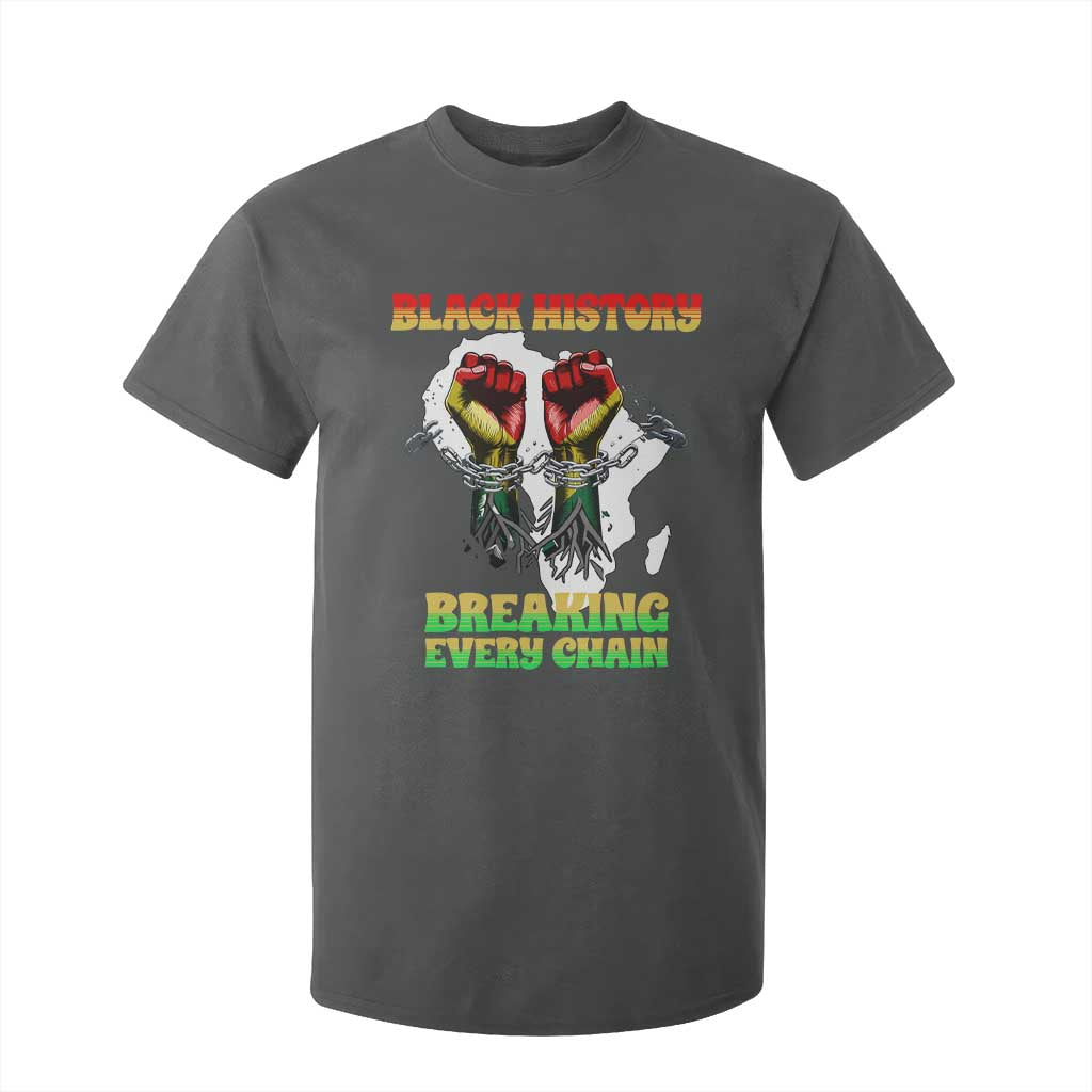 African American Civil Rights Gift T Shirt For Kid Breaking Every Chain - African Pride
