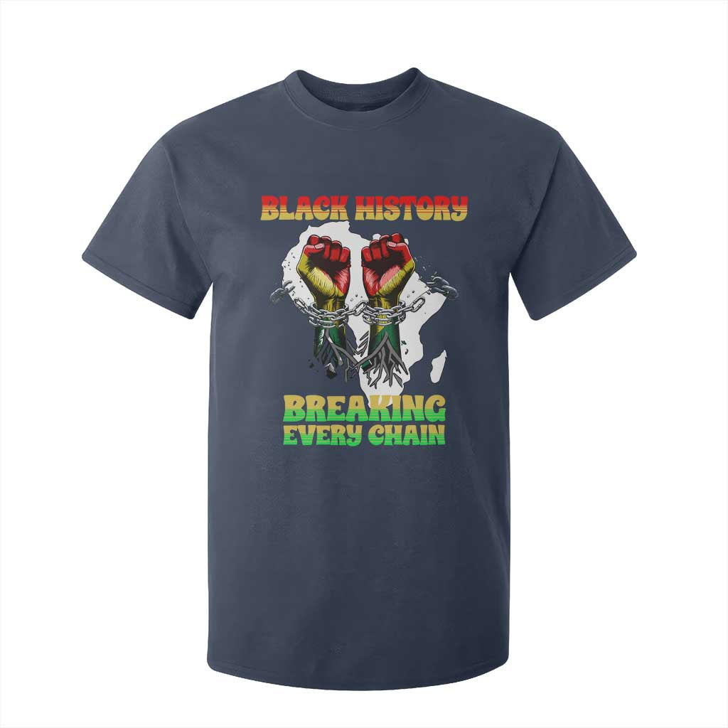 African American Civil Rights Gift T Shirt For Kid Breaking Every Chain - African Pride