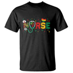 Proud Black Nurse T Shirt Black History Month Gift - African Pride