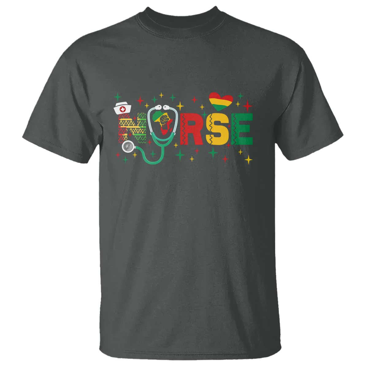 Proud Black Nurse T Shirt Black History Month Gift - African Pride