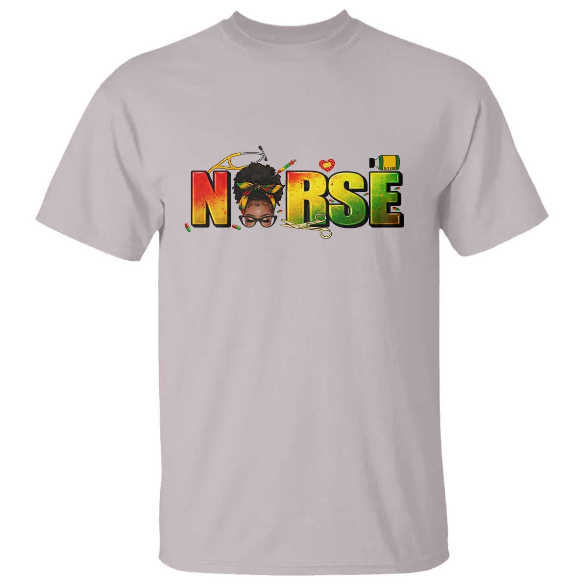 Proud Black Nurse T Shirt Black History Month Healthcare Gift - African Pride