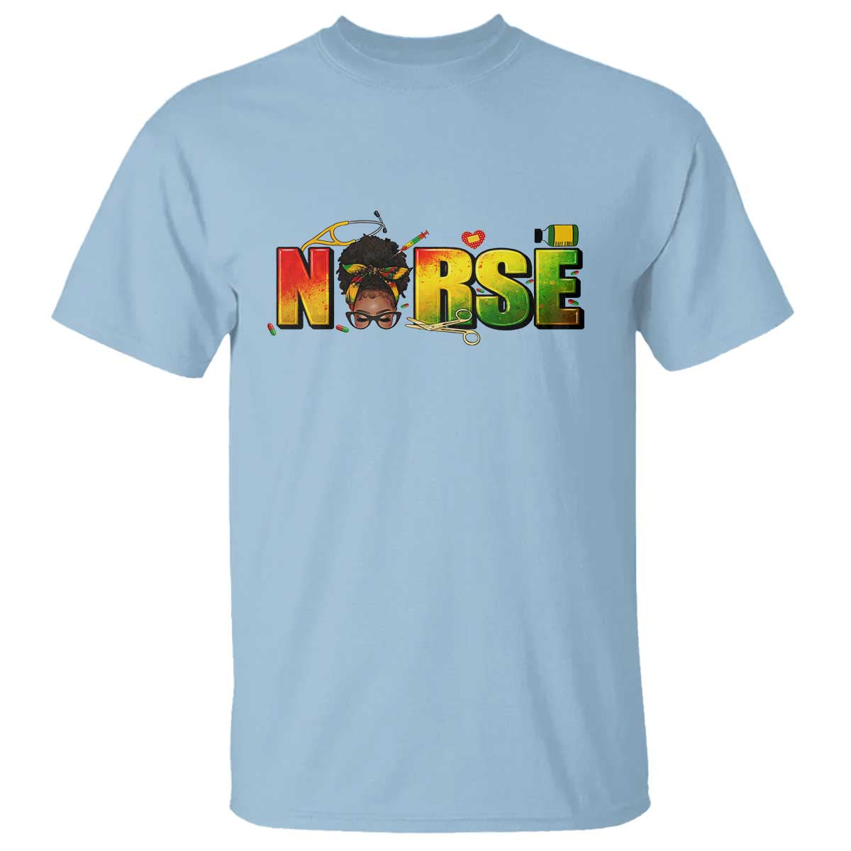 Proud Black Nurse T Shirt Black History Month Healthcare Gift - African Pride