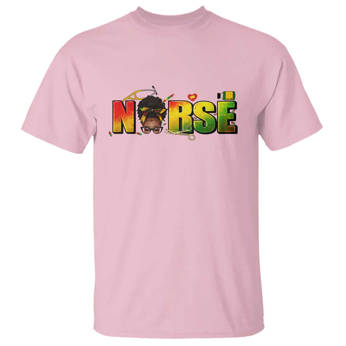 Proud Black Nurse T Shirt Black History Month Healthcare Gift - African Pride